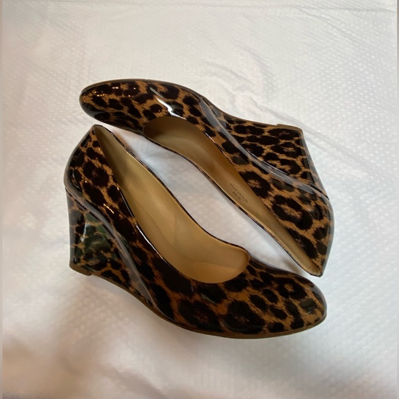 JCrew Martina Leopard Wedge - Picture 2 of 7
